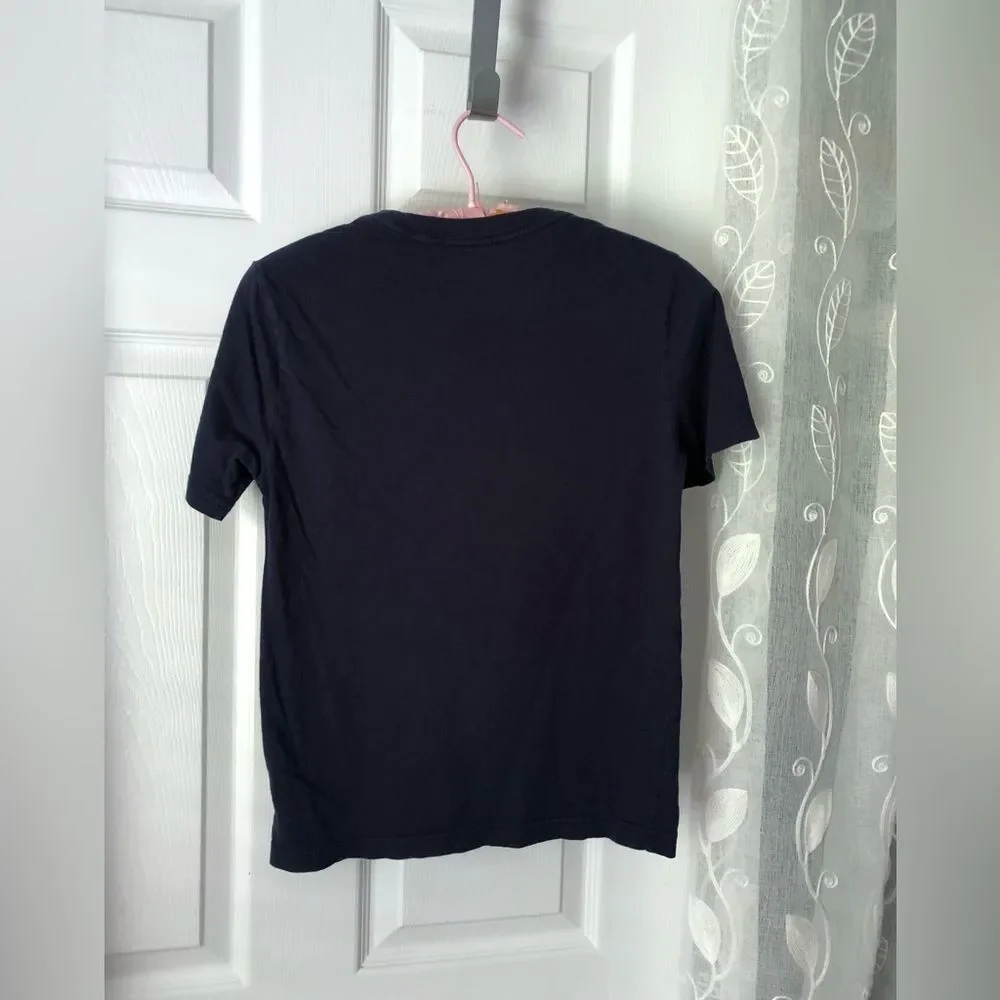 Polo Ralph Lauren kids dark navy Short Sleeve Tee  boy sz M (10-12) cotton